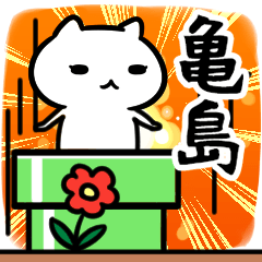 [LINEスタンプ] 亀島さん専用スタンプ40個入り