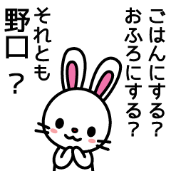 [LINEスタンプ] 野口さんと野口さんの友達専用