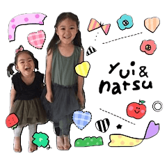 [LINEスタンプ] yui＆natsu's sticker