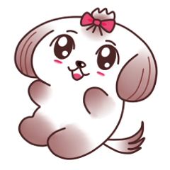 [LINEスタンプ] シーズー犬は癒し系だよスタンプ