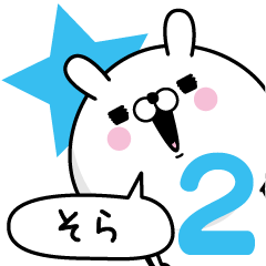 [LINEスタンプ] ☆そら☆が使う名前あだ名スタンプ2