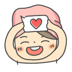 [LINEスタンプ] Hair Towel Girl