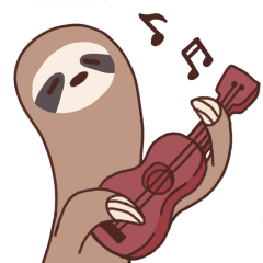[LINEスタンプ] Adventures of Hotdog Sloth.
