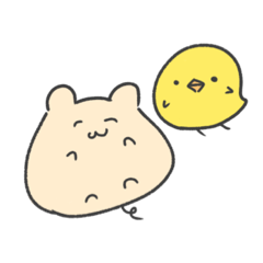 [LINEスタンプ] ハムスターのきなこ