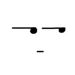 [LINEスタンプ] text facial expression