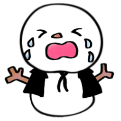 [LINEスタンプ] Snowman from Oxford