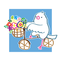 [LINEスタンプ] 花やぶんちょう