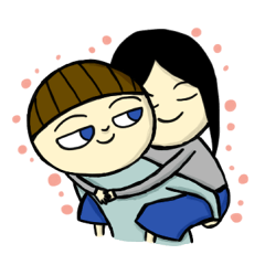 [LINEスタンプ] LIYEN＆ROUSYUAN 2.0