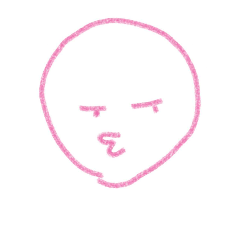 [LINEスタンプ] ピンクフェイス