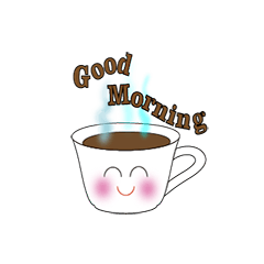 [LINEスタンプ] morning coffeeの画像（メイン）