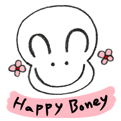 [LINEスタンプ] Happy boney