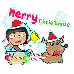 [LINEスタンプ] Kenshiro Kato.17Merry Christmas.