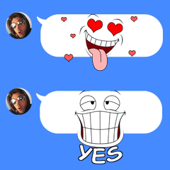 [LINEスタンプ] Funny Text Bubbles