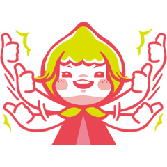 [LINEスタンプ] orangelady4