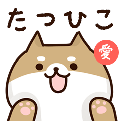 [LINEスタンプ] たつひこに送るスタンプ【愛】