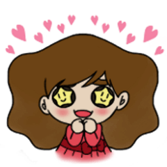 [LINEスタンプ] 私と星くんと。2