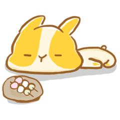 [LINEスタンプ] yebuda is a rabbit