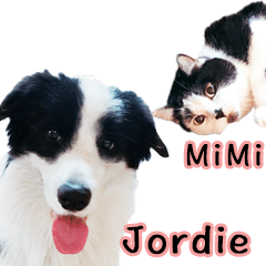 [LINEスタンプ] Mimi＆Jordie
