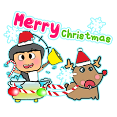 [LINEスタンプ] Kotaro Keda.17Merry Christmas.