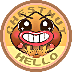 [LINEスタンプ] Cute little chestnut