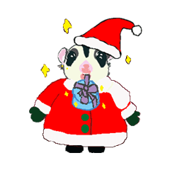 [LINEスタンプ] Sugar glider-Barbie's family