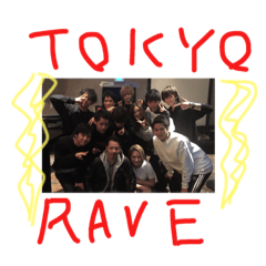 [LINEスタンプ] TOKYO RAVE