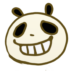[LINEスタンプ] かおパンダ