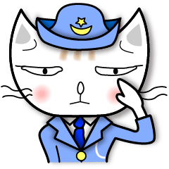 [LINEスタンプ] かわいい三頭身ネコ