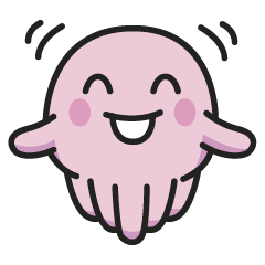 [LINEスタンプ] The Sweet Life of Pinky Squid