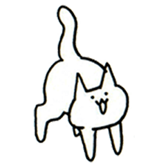 [LINEスタンプ] ぴょんぴょんとぶねこ