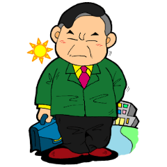 [LINEスタンプ] Customer service big man