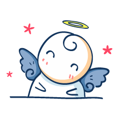[LINEスタンプ] The Littlest Angel