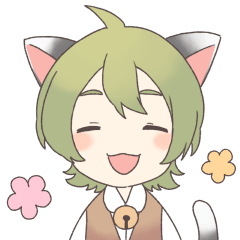 [LINEスタンプ] 猫耳少年少女スタンプ