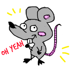 [LINEスタンプ] Asatte Nezumi 365days