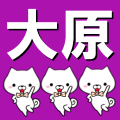 [LINEスタンプ] 超★大原(おおはら・おはら)なイヌ