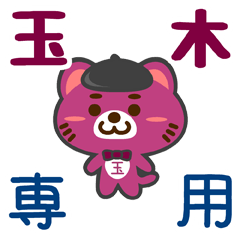 [LINEスタンプ] 「玉木」さん専用スタンプ