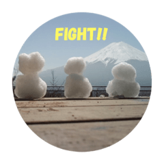 [LINEスタンプ] 写真と挨拶
