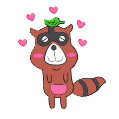 [LINEスタンプ] Everyday Life Tanuki By J25J