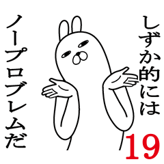 [LINEスタンプ] しずかが使う面白名前スタンプ19春