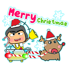 [LINEスタンプ] Takeda Sode.17Merry Christmas.