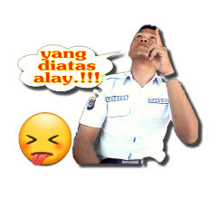 [LINEスタンプ] im security the best job