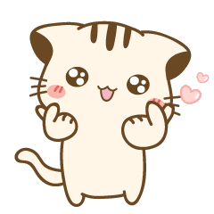 [LINEスタンプ] Hani cat-5 sweet