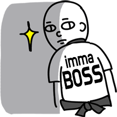 [LINEスタンプ] daily life of part time job - English