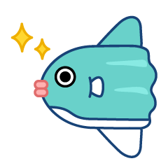 [LINEスタンプ] SunFish Emoji - Englishの画像（メイン）