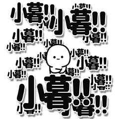 [LINEスタンプ] 小暮さんデカ文字シンプル