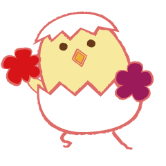 [LINEスタンプ] chick wants to fly3
