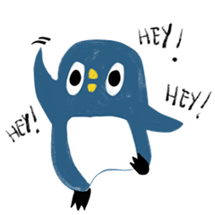 [LINEスタンプ] Kevin, the stupid penguin