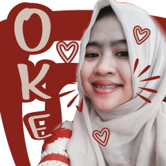 [LINEスタンプ] Fitria's Brown of Love
