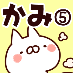 [LINEスタンプ] 【かみ】専用5の画像（メイン）