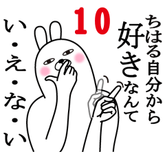 [LINEスタンプ] ちはるが使う面白名前スタンプ10